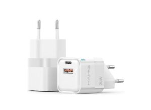 HAING HI-A123 2 Port USB Type-C GaN Fast Charger EU 20W