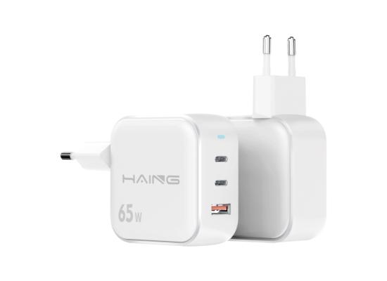 HAING HI-AH65 USB GaN Fast Charger 65W 3ports
