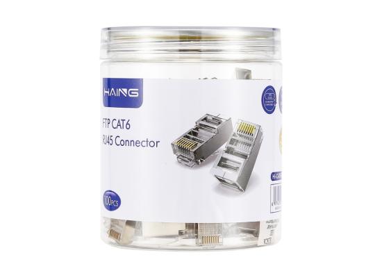 HI-CAT6-FRC-550x400-1.jpg HAING HI-CAT6-FRC FTP CAT6 RJ45 Connector 100-pack