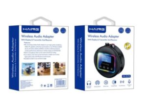HAING HI-G78 BT5.4 Wireless Bluetooth Audio Adapter With Display & Transmitter And Receiver