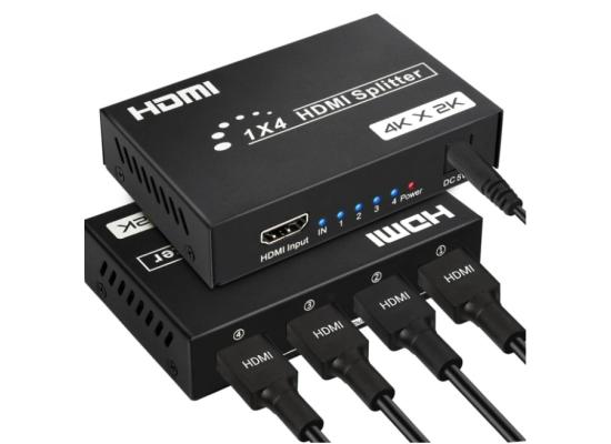 HI-HD104F-45-550x400-1.jpg HAING HI-HD104F UHD Splitter Ver 1.4 1x4 Full 3D 4Kx2K UK Plug