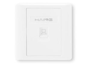 HAING HI-WP01 RJ45 Single Port Faceplate 8.6x8.6cm