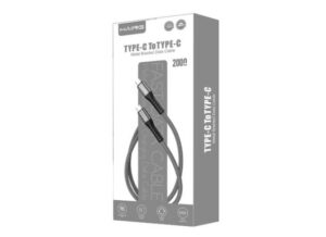 HAING HI042CC Type-C to Type-C 20W Metal Braided Data Cable 2M