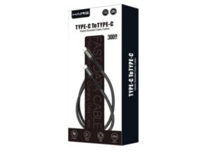 HAING HI042CC Type-C to Type-C 20W Metal Braided Data Cable 3M