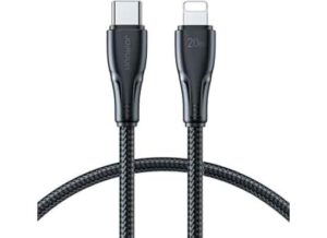 HKCCL941513-550x400-1.jpg Huntkey HKCCL941513 MFi USB-C to Lightning Cable 1.5M -Black