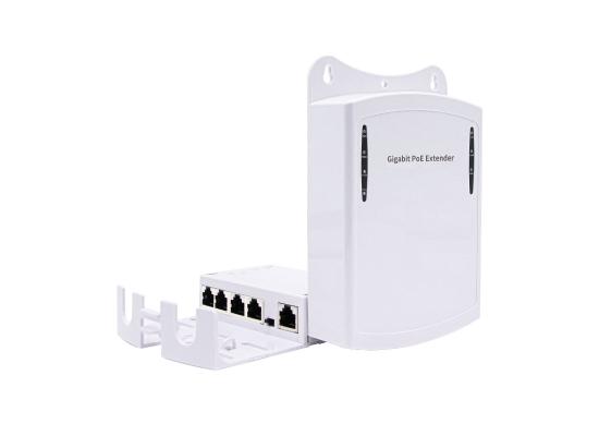 HX-FSPOE104-1-550x400-1.jpg Outdoor Waterproof HX-FSPOE104/G 4 Port Gigabit POE Extender 30W