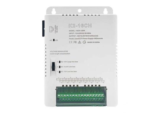 K2-16CH 16 Channel AC/DC Power Supply 120W