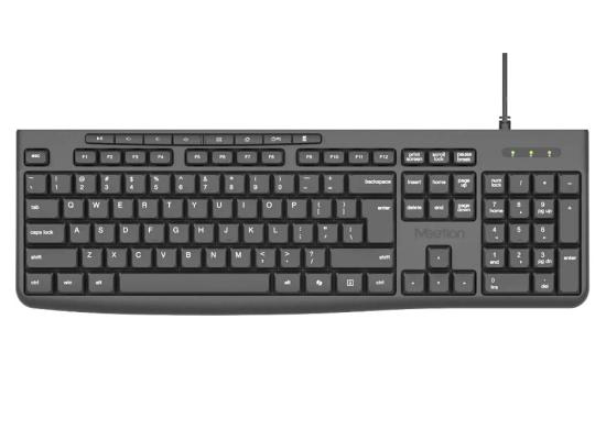 K295-550x400-1.jpg Meetion K295 Zero Noise Durable Wired Office Keyboard -Black