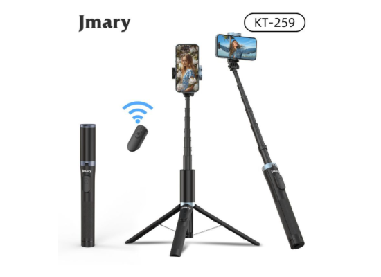 KT-259-1-550x400-1.png Jmary KT-259 All-in-One Selfie Stick Tripod 1.6 Meter