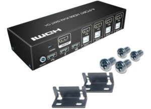 4-Port HDMI USB KVM Switch