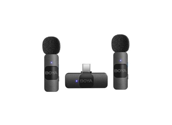 MIC-BY-V20-550x400-1.jpg BOYA BY-V20 Ultracompact 2.4GHz Type-C Wireless Microphone System