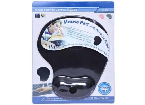 Mouse Pad with Gel Wrist Support