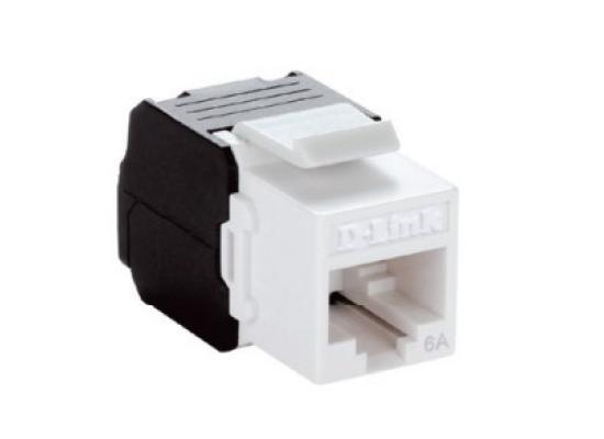 NKJ-6AWHI1B21-550x400-1.jpg D-Link NKJ-6AWHI1B21 CAT6A 10G Keystone Jack -White