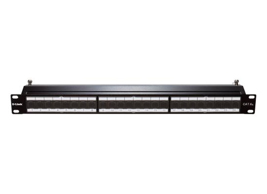 D-Link NPP-6A2BLK241 Cat6A STP Fully Loaded Patch Panel
