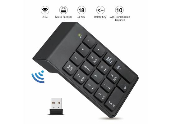 USB Wireless Mini Numeric Keypad