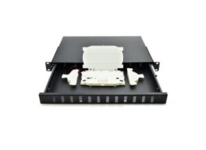 Unloaded 12 Port Fiber Optic Patch Panel Duplex