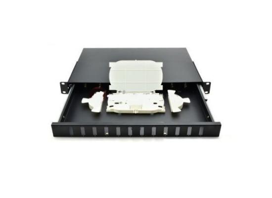 Unloaded 12 Port Fiber Optic Patch Panel Duplex