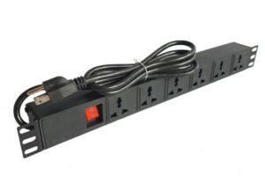 Universal 6-Port PDU Power Distribution Unit For Cabinets