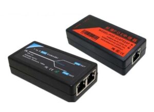 2 Port 100M POE Extender 10/100Mbps with IEEE 802.3af Standard Input/Output for IP Camera