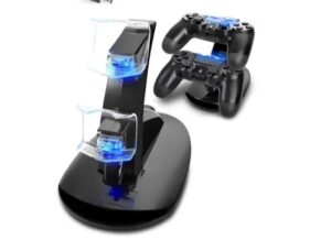 Dual USB Charging Stand Dock for PS4 Controllers Gamepad Slim & Pro