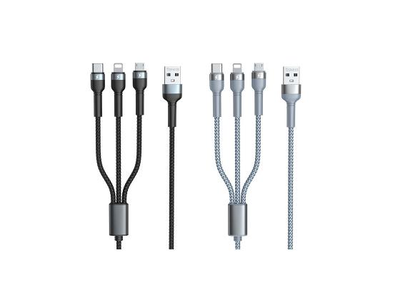 RC-124TH1-550x400-1.jpg Remax RC-124TH 1.2M 2A 3 IN 1 Charger Cable