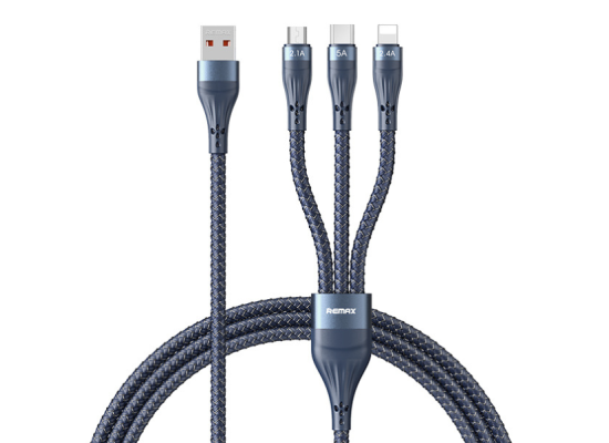RC-199th1-550x400-1.png Remax RC-199TH Whirly Series 5A 3-in-1 Fast Charging Cable