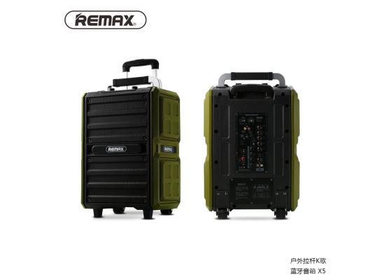 RM-X5-550x400-1.jpg Remax RM-X5 Outdoor Trolley Bluetooth Speaker With Microphone