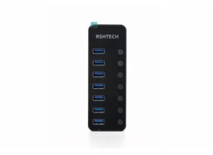 RSH-518-2-550x400-1.jpg RSHTECH RSH-518 7 Port USB 3.0 Hub 5Gbps