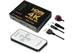 SLEC-HD-5P-4K-550x400-1.jpg 4K HDMI Switcher with IR Remote Control-5 Port