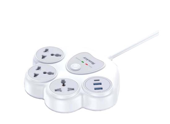 SZN307C-10-550x400-1.jpg Huntkey SZN307C F2O Charger Pub Station Surge Protect Power Strip MK Plug 1.5M