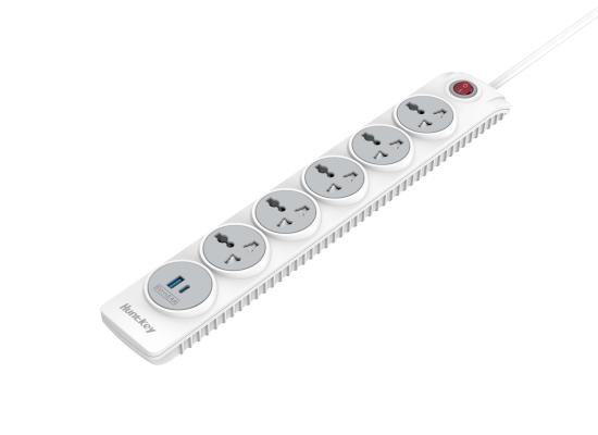 SZN607C-550x400-1.jpg Huntkey SZN607C 5 Port USB Type-C Unversial Power Strip