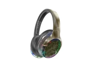 Promate TransTune Active Noise Cancelling Hi-Fi Stereo Wireless Headphones with RGB Lights