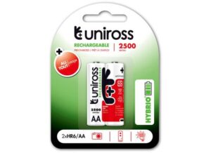 Uniross Rechargeable 2500mAh AA Battery