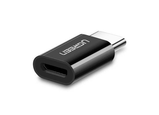 US157-b-550x400-1.jpg UGREEN US157 Micro to Type-C USB Converter 3.1 C OTG Adapter-Black