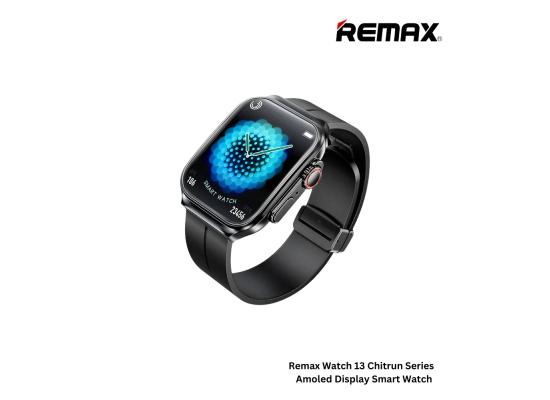 WATCH13-550x400-1.jpg REMAX Watch 13 Chirei Series Amoled Display Smart Watch -Black