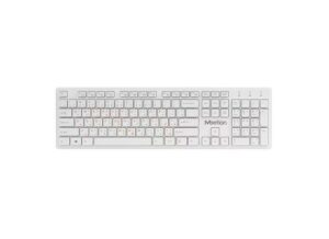MeeTion MT-WK841 Slim 2.4G Wireless Computer Keyboard -White