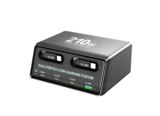 WLX-60E-2-550x400-1.jpg 6-IN-1 WLX-60E Dual Stretch Desktop Charger Station 210W