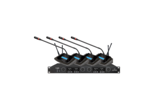 WM-6214-550x400-1.png AISP WM-6214 4 Channel UHF Wireless Conference Microphone