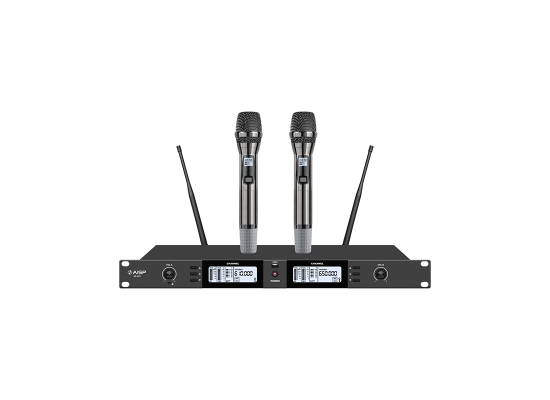 WM-8211-550x400-1.png AISP WM-8211 UHF Wireless Handheld Two Microphones