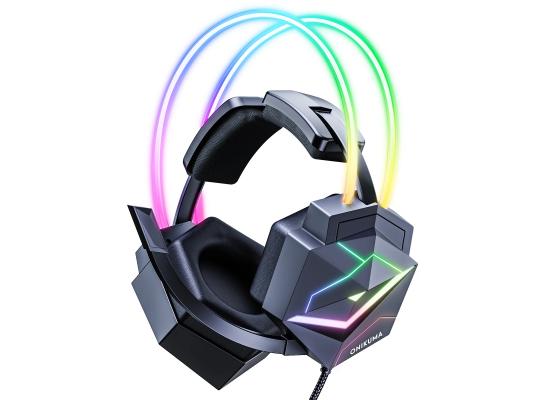 X20-550x400-1.jpg Onikuma X20 7.1 Surround Sound RGB Gaming Headset Noise Canceling Headphone with HD Mic USB