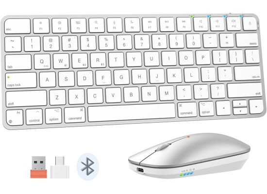 c210-white-550x400-1.jpg Meetion ikey C210 Wireless Ultra-thin Keyboard and Mouse Combo -White