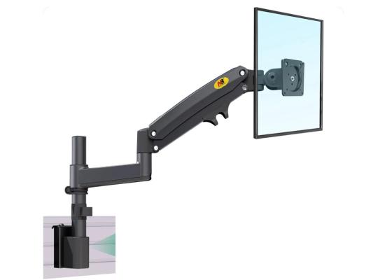 d21-10-550x400-1.jpg NB North Bayou D21 22"-35" Gas-Strut Partition Rail Mount 360° Rotation ±180° Swivel TV Bracket