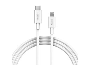 hkccl941203-2-550x400-1.jpg Huntkey HKCCL941203 MFi Fast Charging USB-C to Lightning Cable 1.2M
