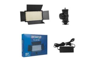 Pro LED-600 LED Light Panel Bi-Color 3200-5600k Video Light Kit